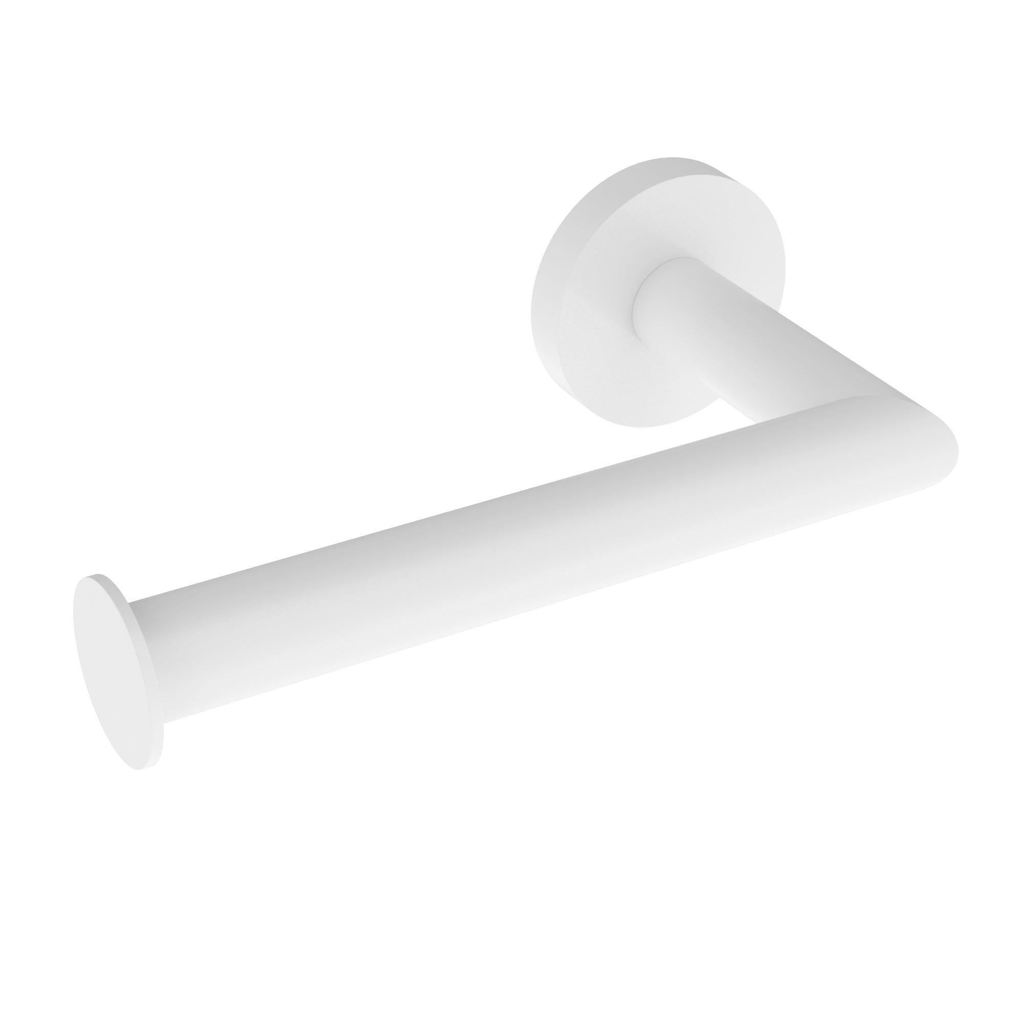 Porte-papier toilette Summit - Blanc mat (poteau droit)