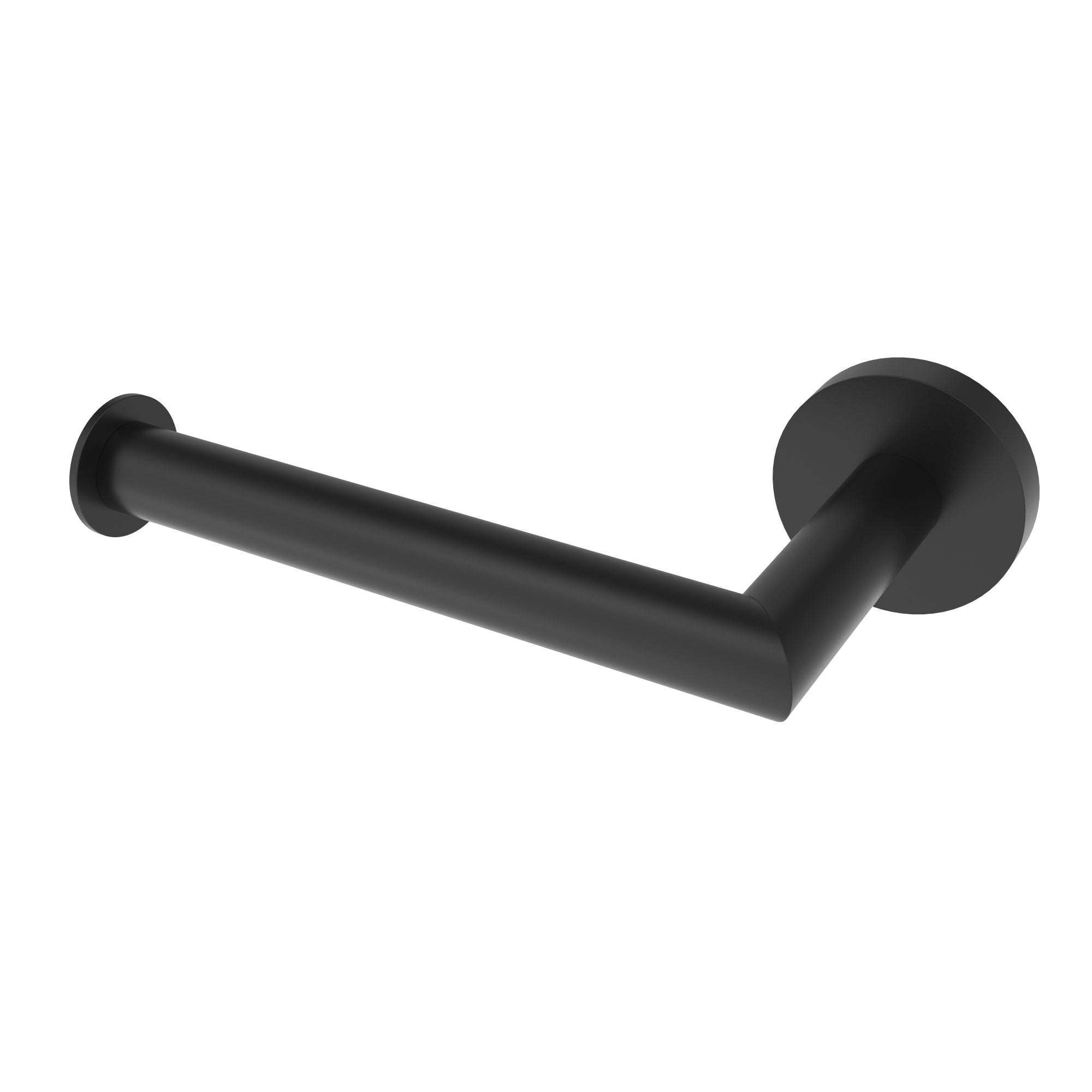 Porte-papier toilette Summit – Noir mat (poteau droit)