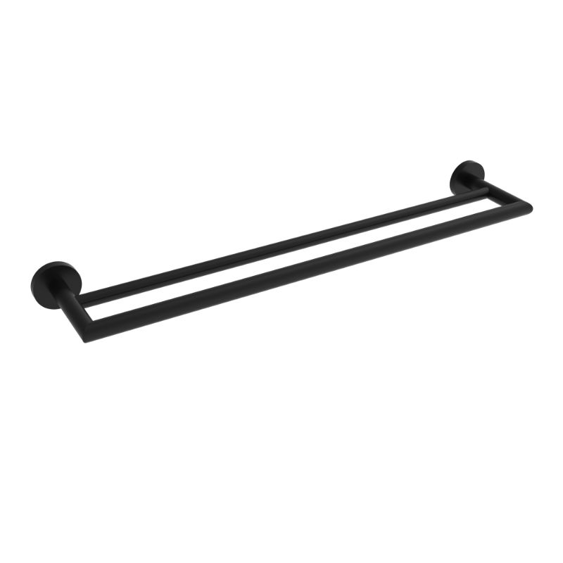 Porte-serviettes double Summit 24 po - Noir mat