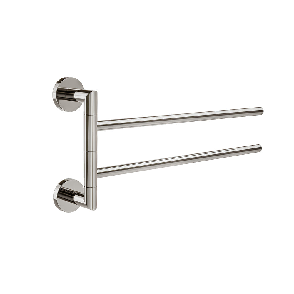 Porte-serviettes pivotant Summit - Nickel poli