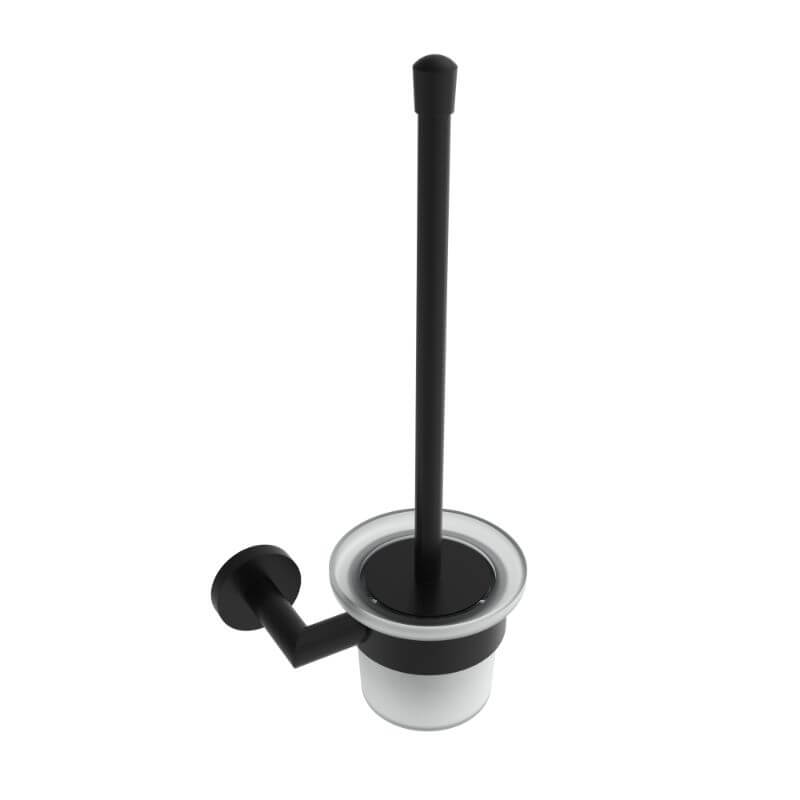 Brosse WC murale Summit - Noir mat
