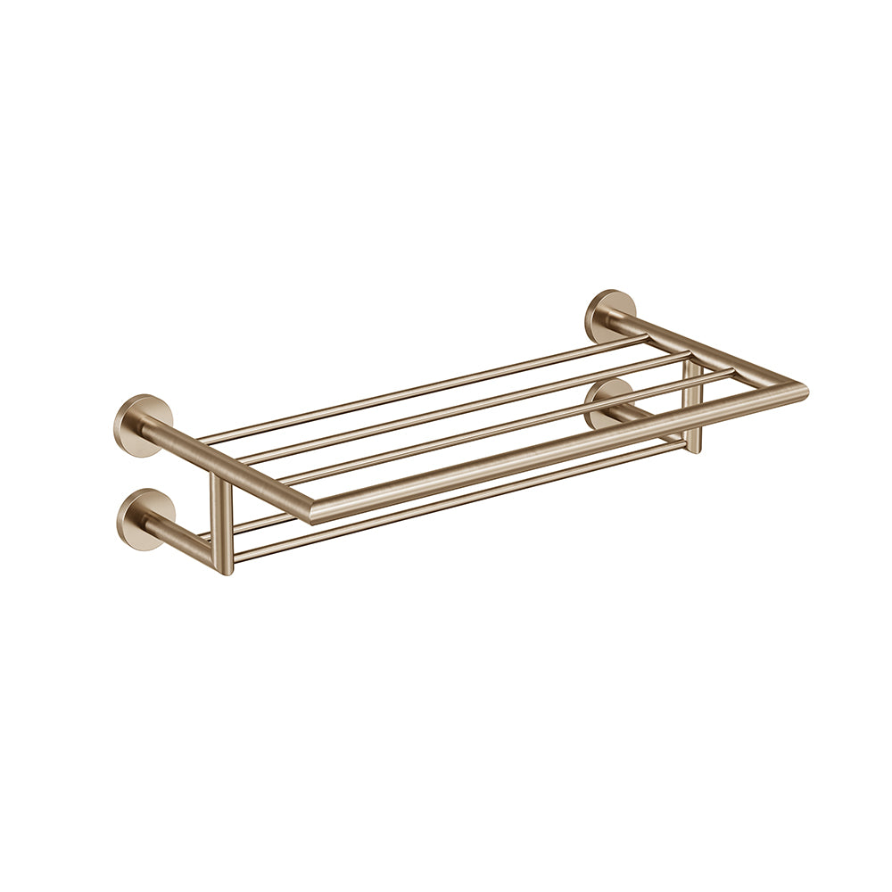 Étagère porte-serviettes double Summit - Bronze brossé PVD