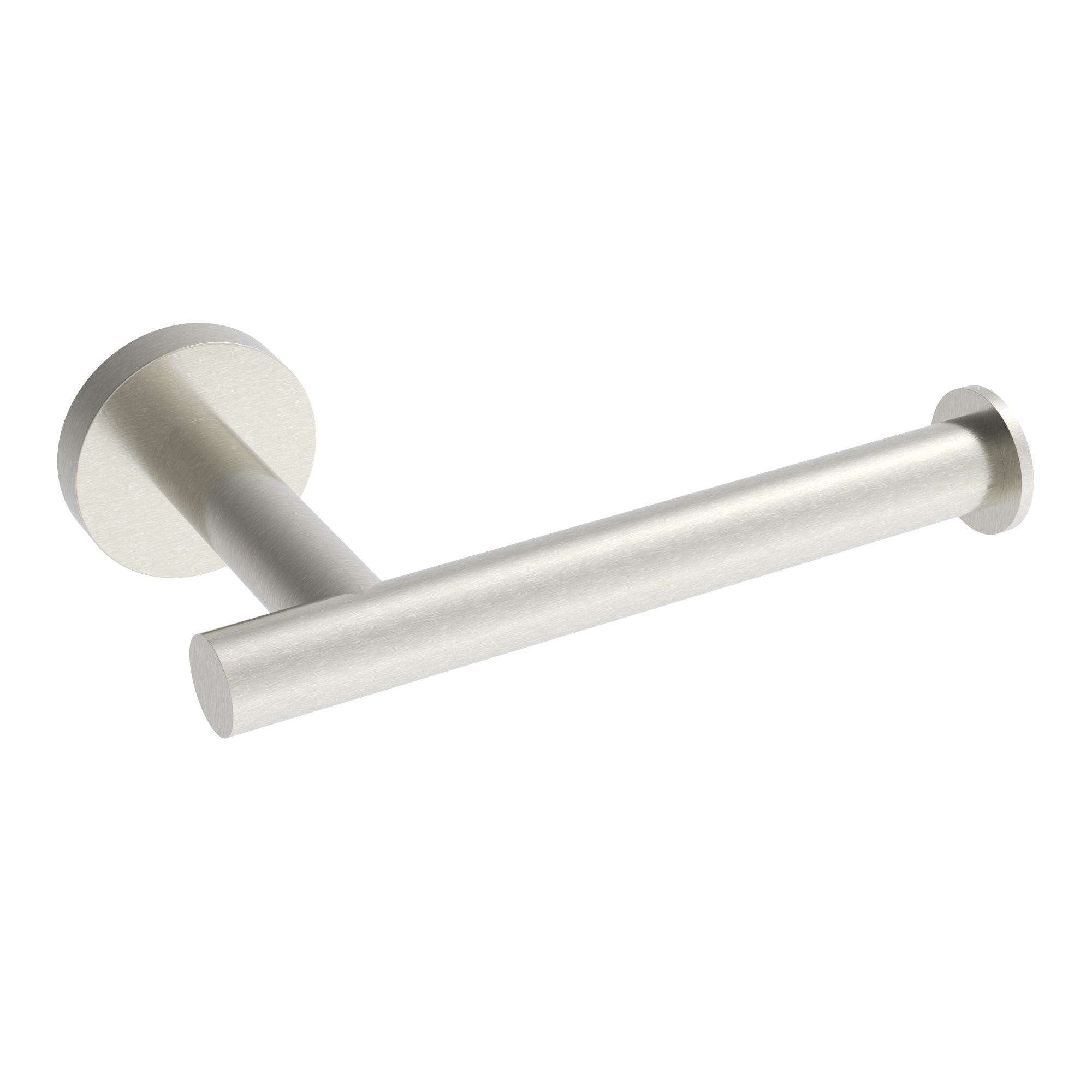 Porte-papier toilette Lava - Nickel brossé (poteau gauche)
