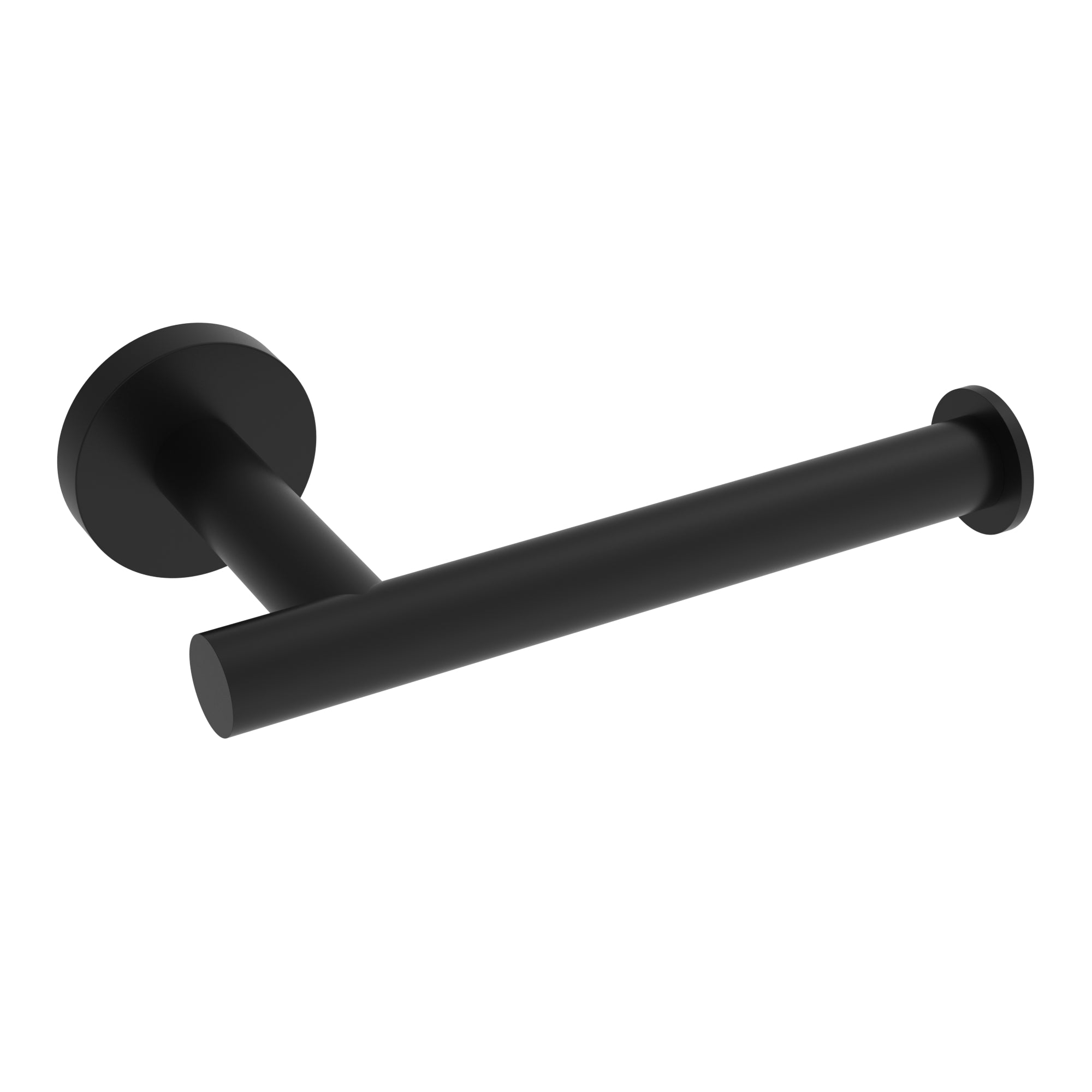 Porte-papier toilette Lava - Noir mat (poteau gauche)