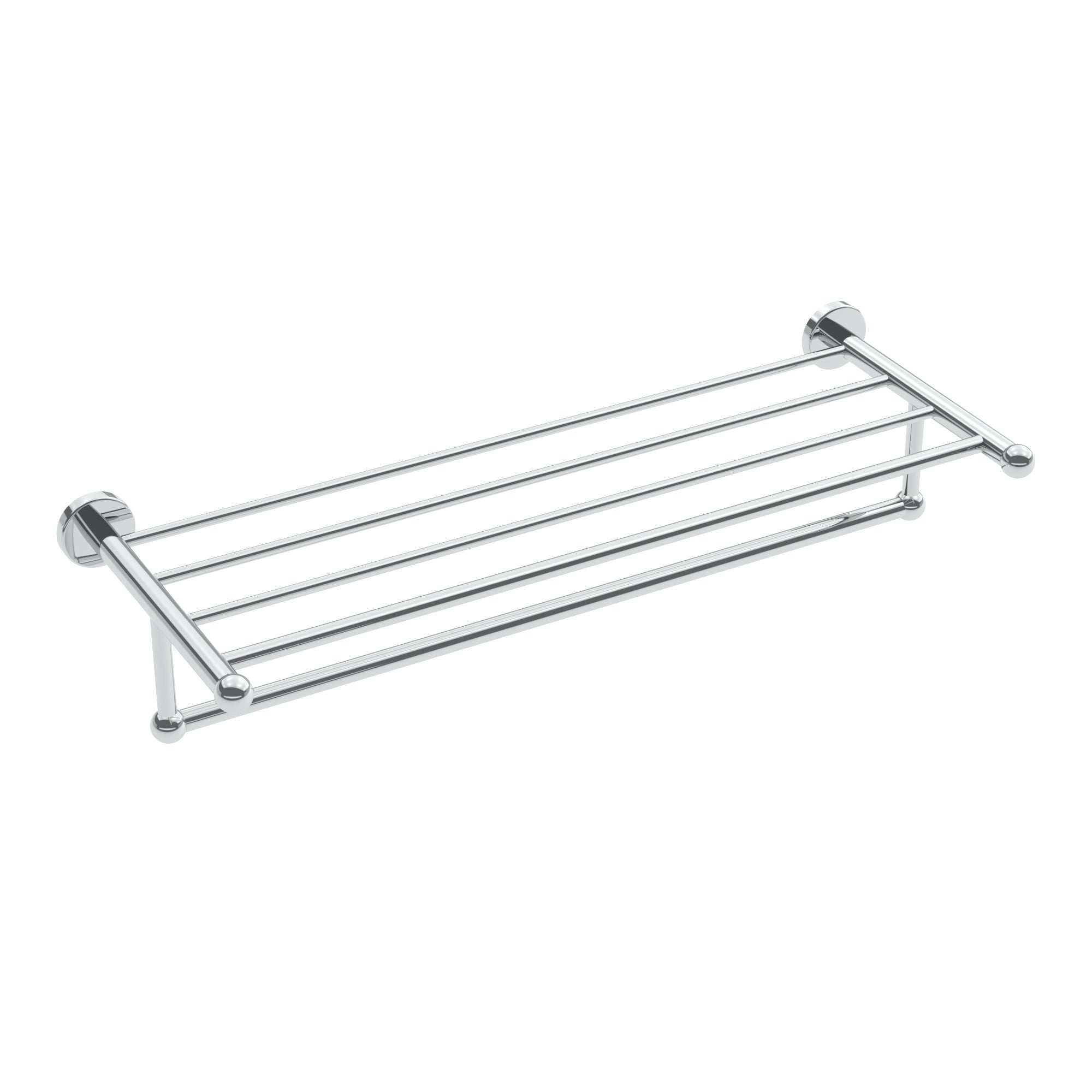 Porte-serviettes Ember avec barre - Chrome