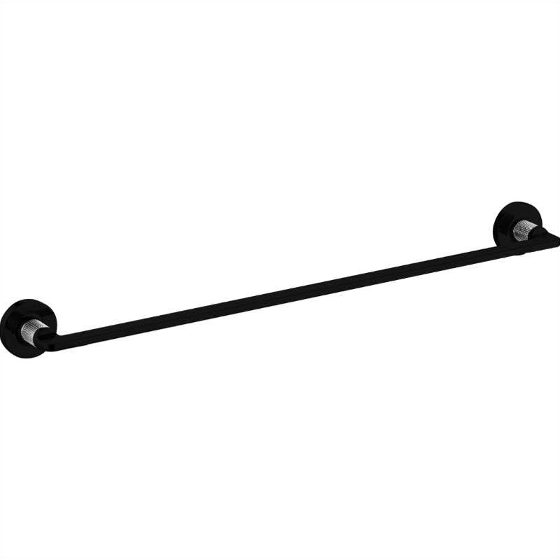 Porte-serviettes Blaze 18 po - Chrome/noir mat