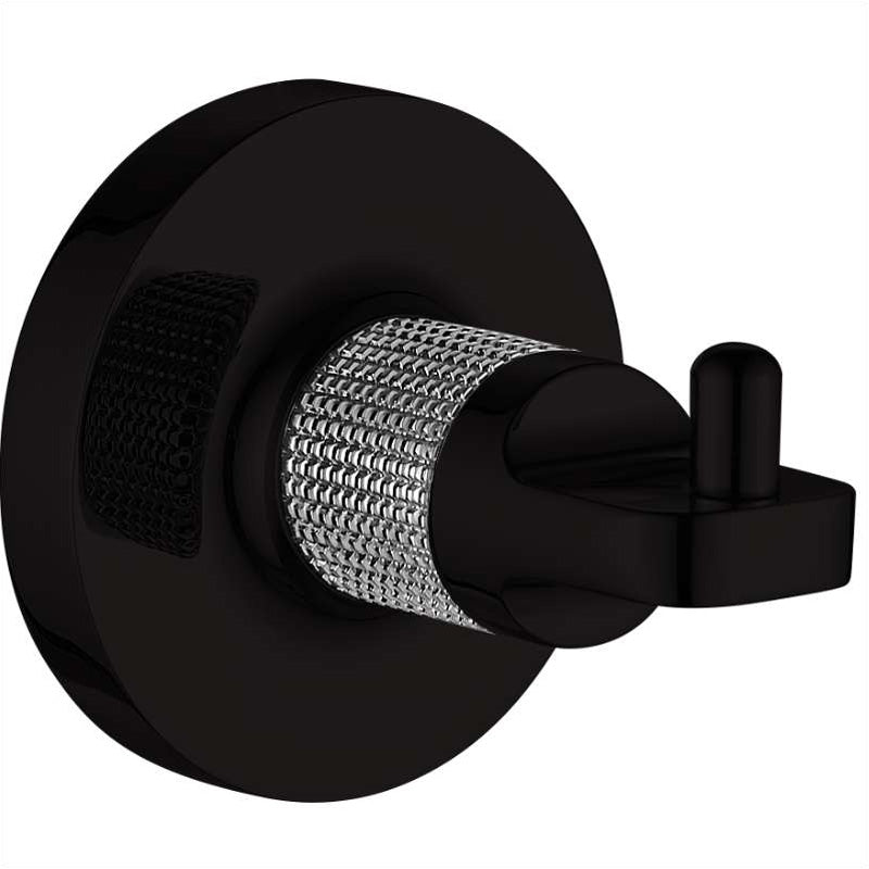 Crochet porte-serviettes Blaze - Chrome/noir mat