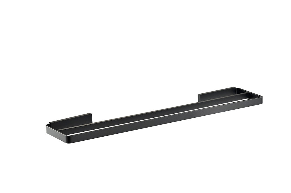 Porte-serviettes double Echo 24 po - Noir mat