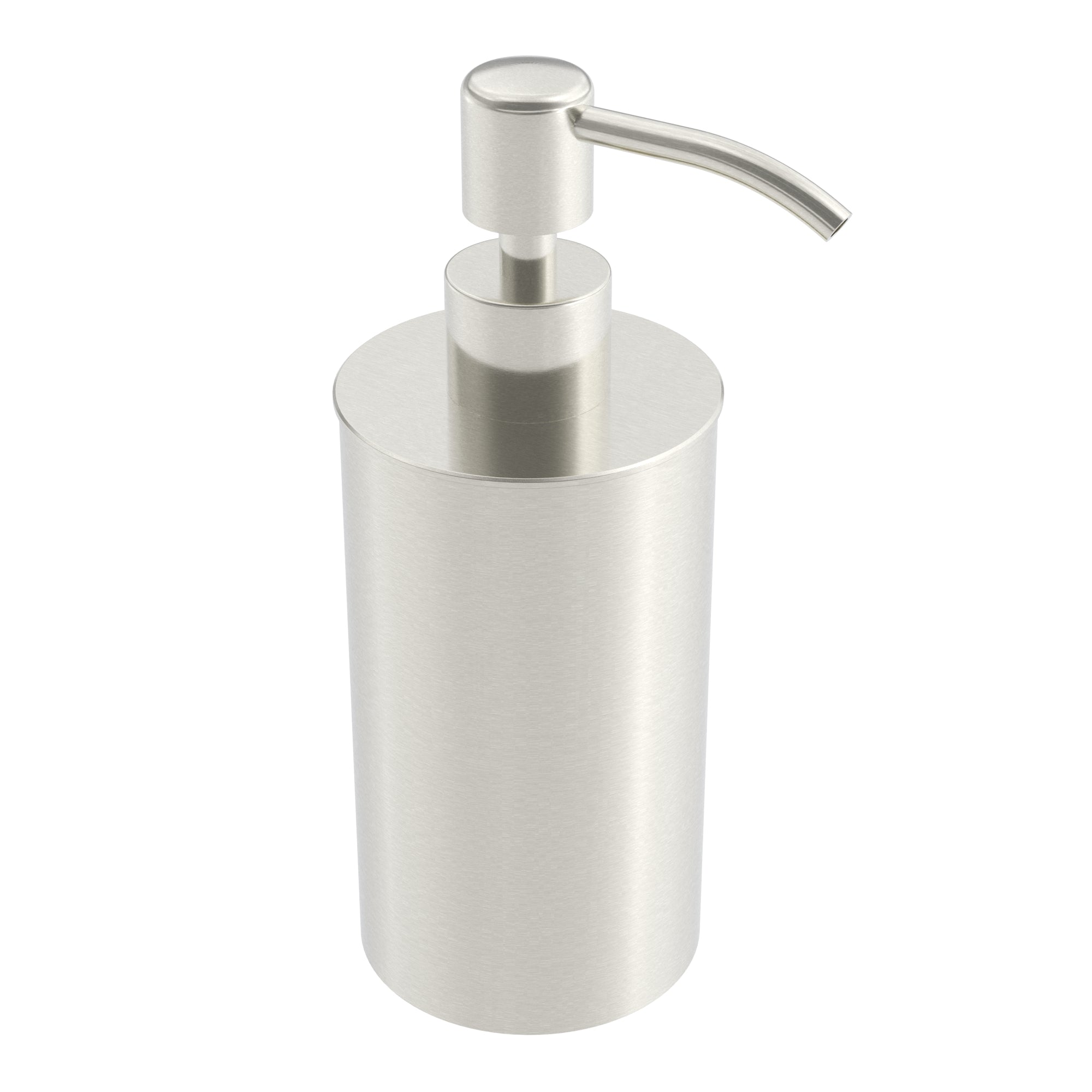 Distributeur de savon sur pied 220 ml - Nickel brossé