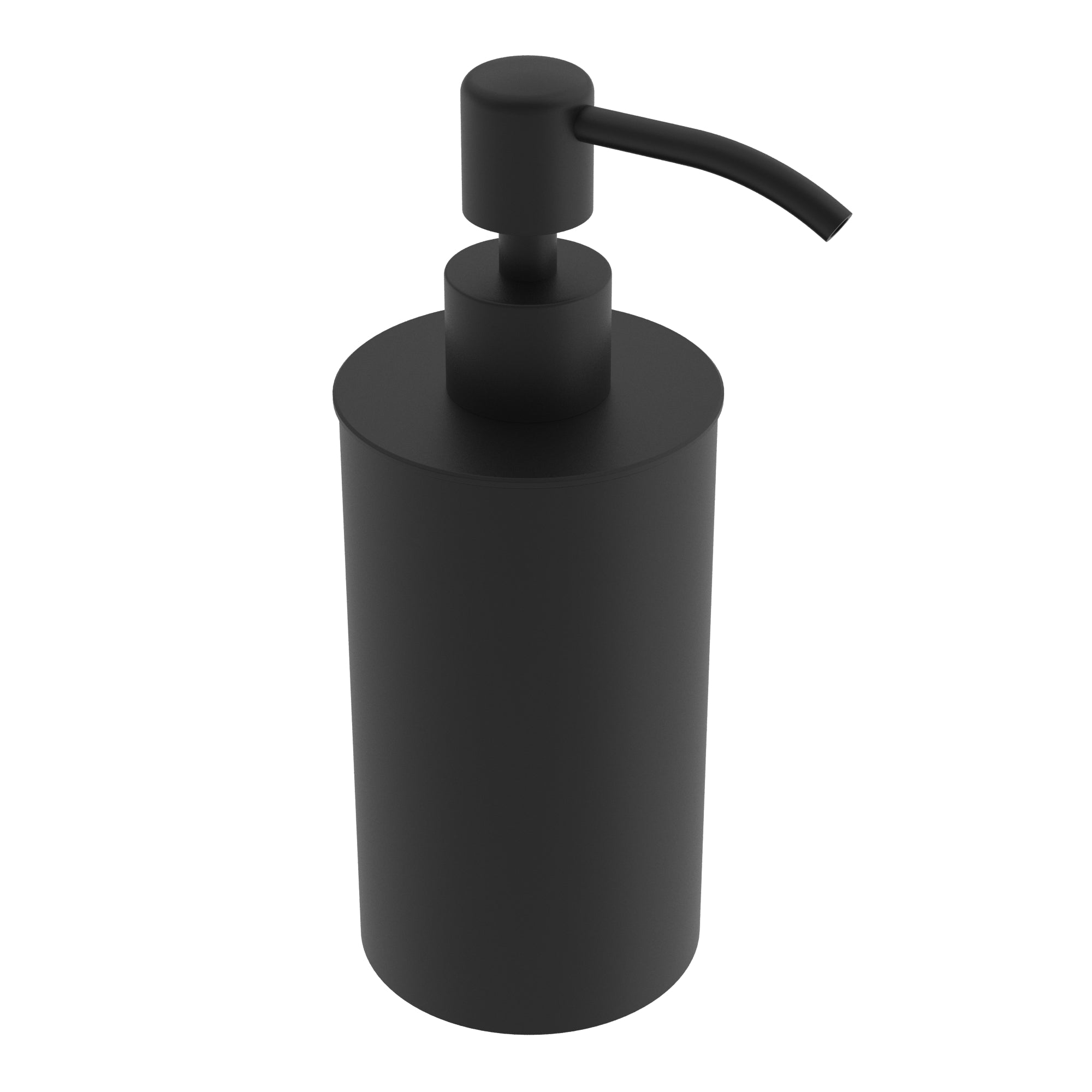 Distributeur de savon sur pied 220 ml - Noir mat