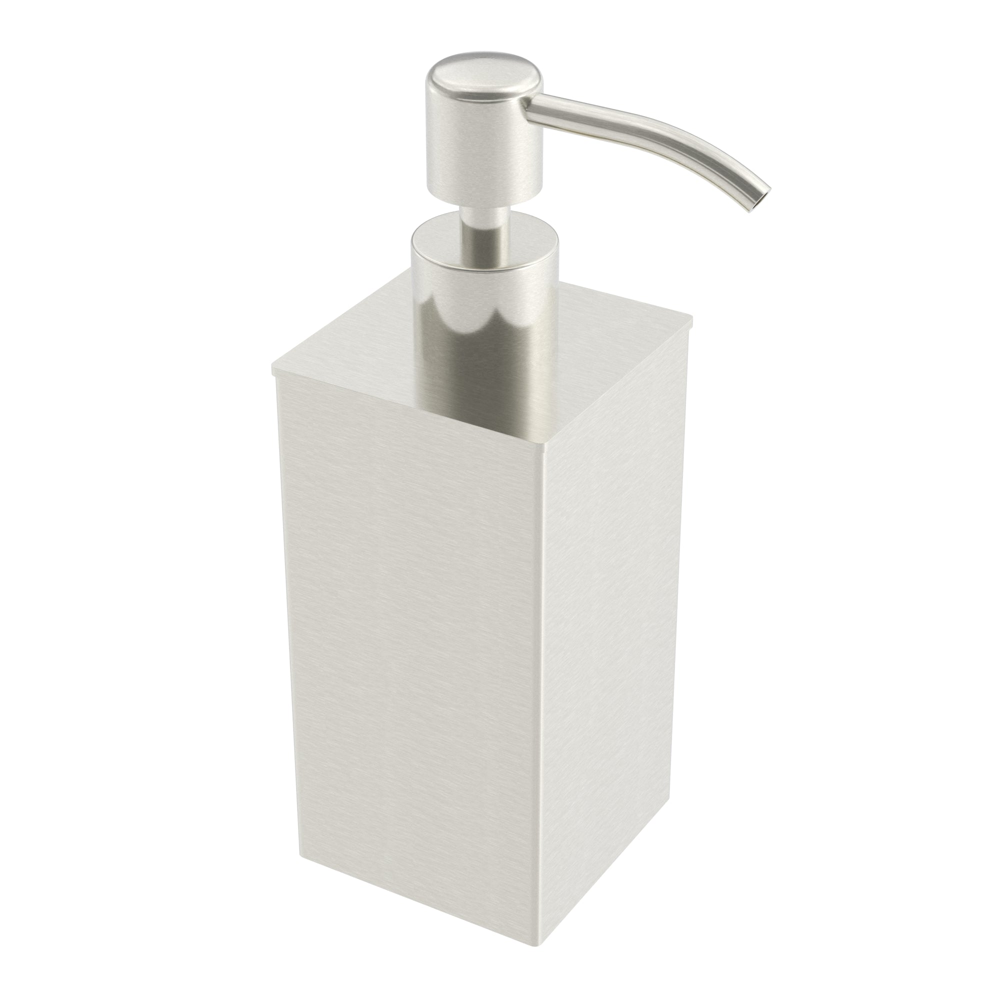 Distributeur de savon sur pied 220 ml - Nickel brossé