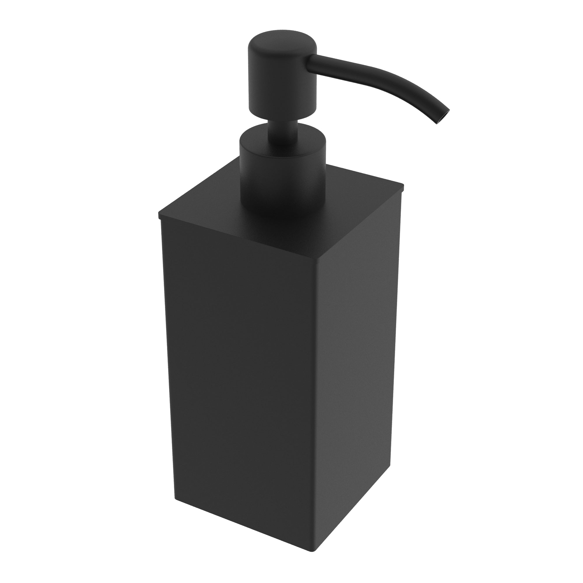 Distributeur de savon sur pied 220 ml - Noir mat