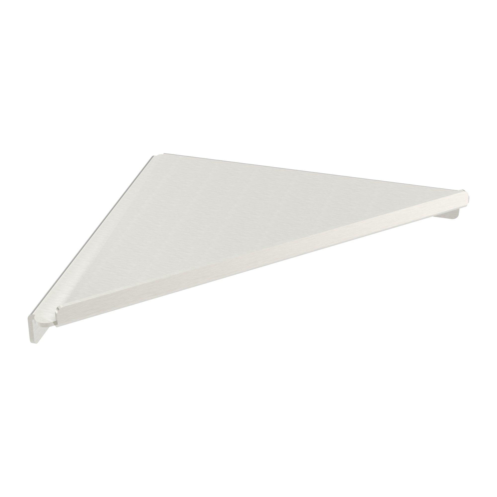 Étagère d'angle - Nickel brossé