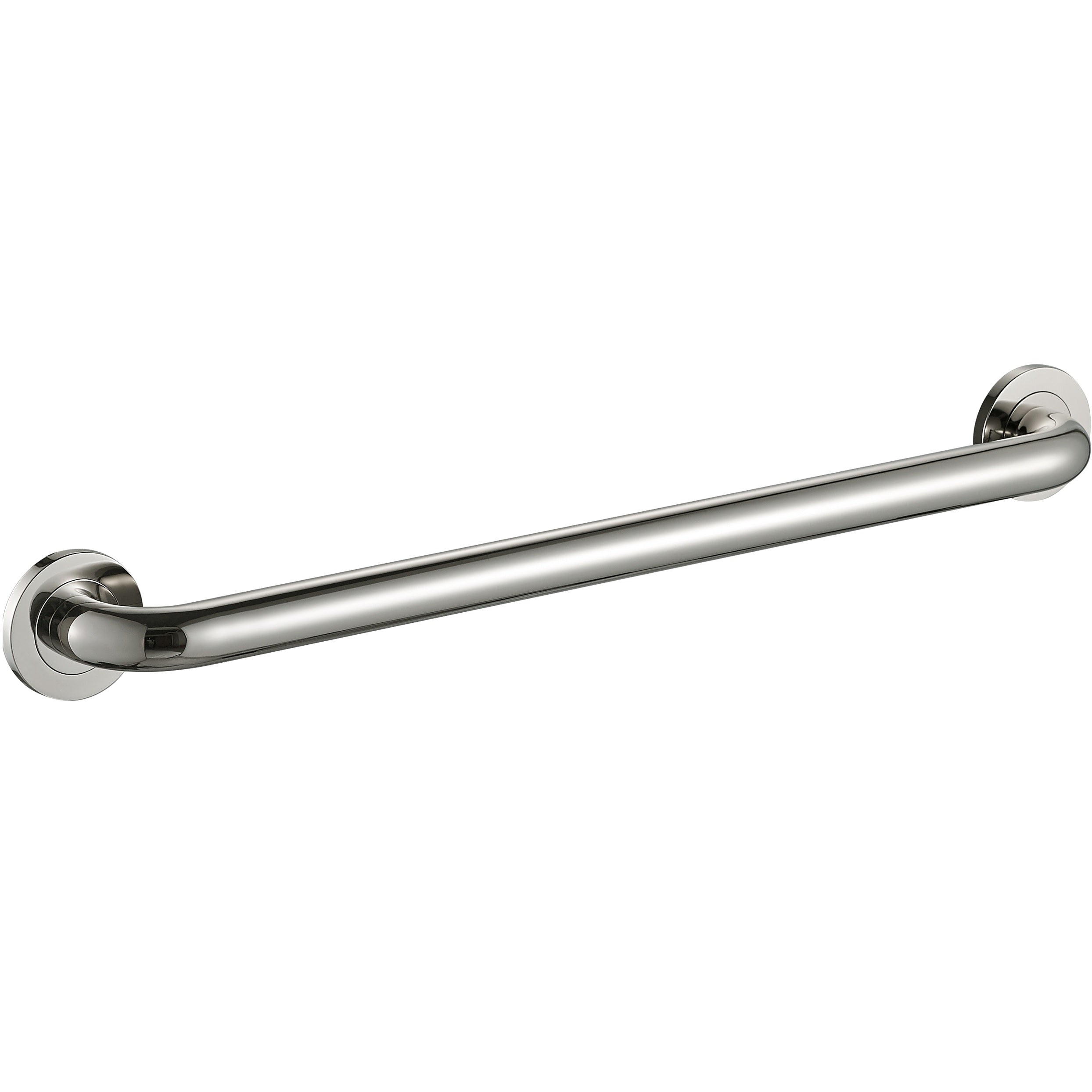 Barre d'appui ronde de 30 po - Nickel poli
