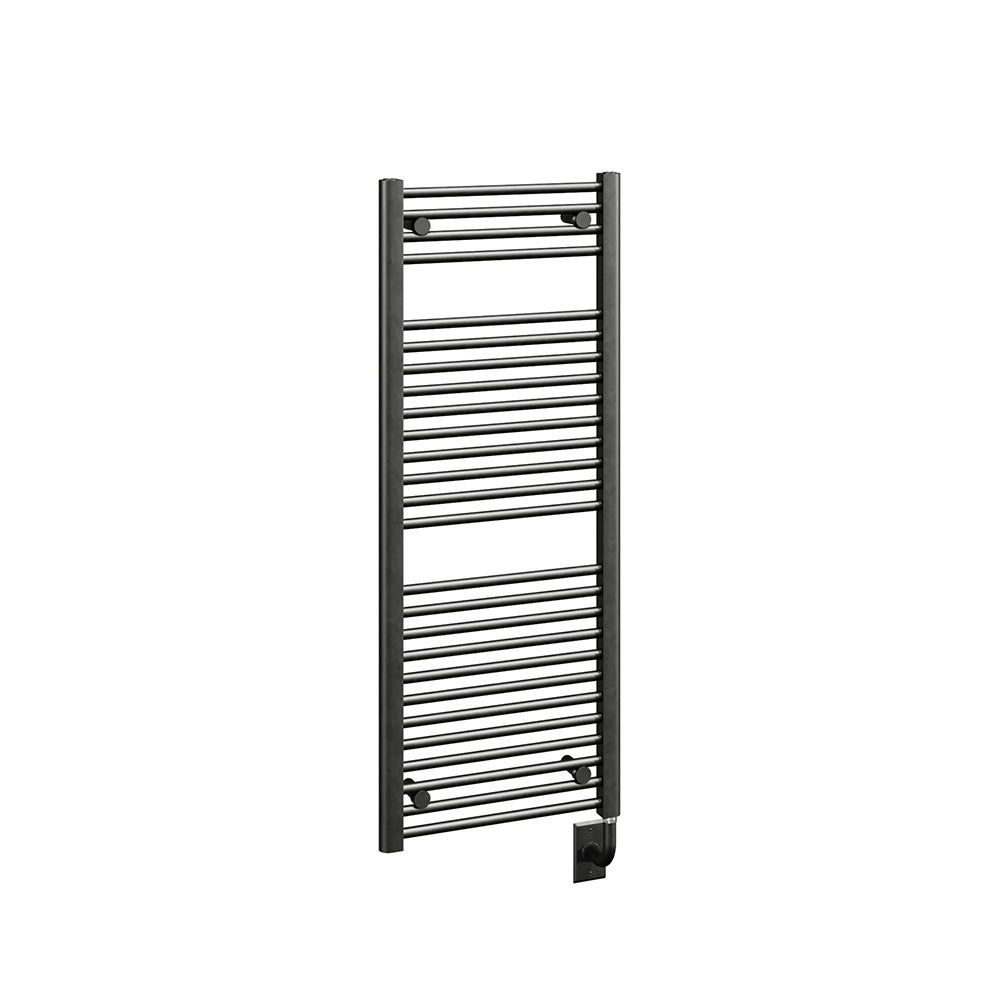 Chauffe-serviettes électrique câblé Savoy 19" x 47,5" - Noir mat
