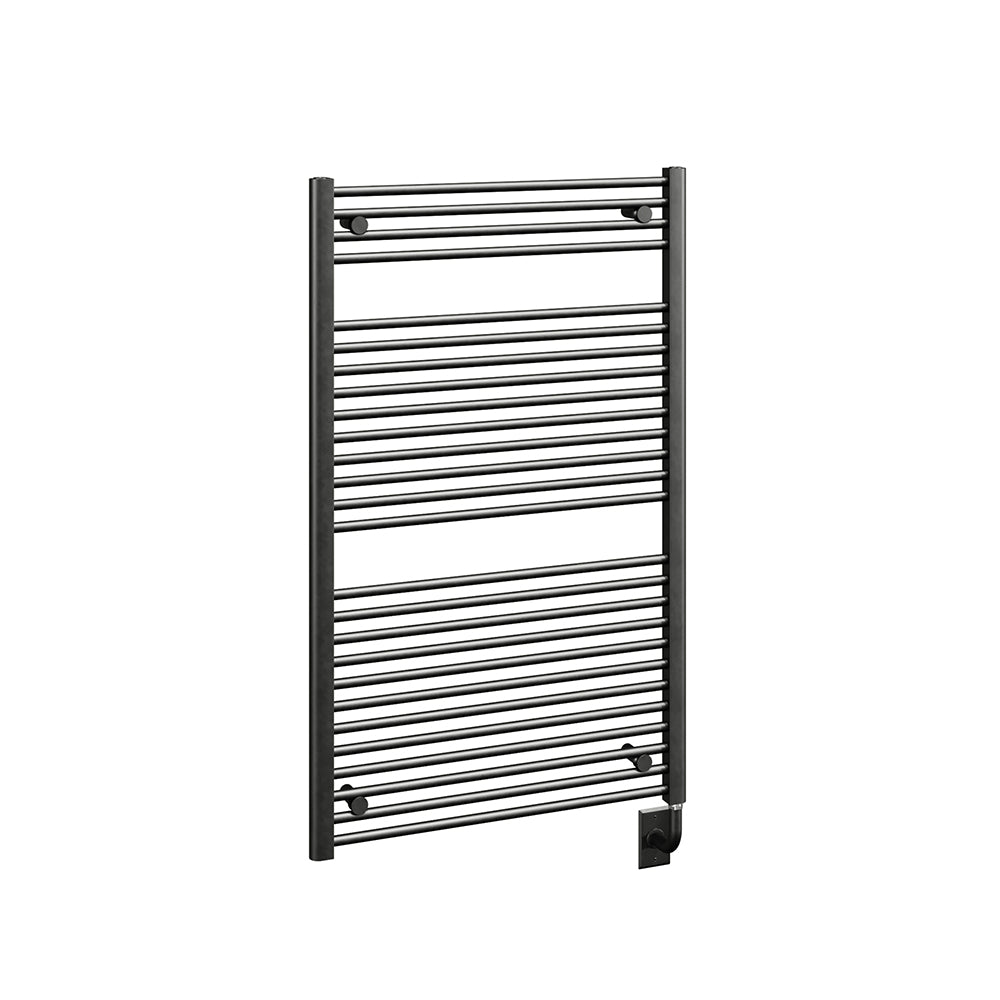 Chauffe-serviettes électrique câblé Savoy 29,5" x 47,5" - Noir mat