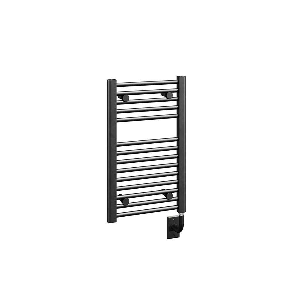 Chauffe-serviettes électrique câblé Savoy 15,5" x 25" - Noir mat