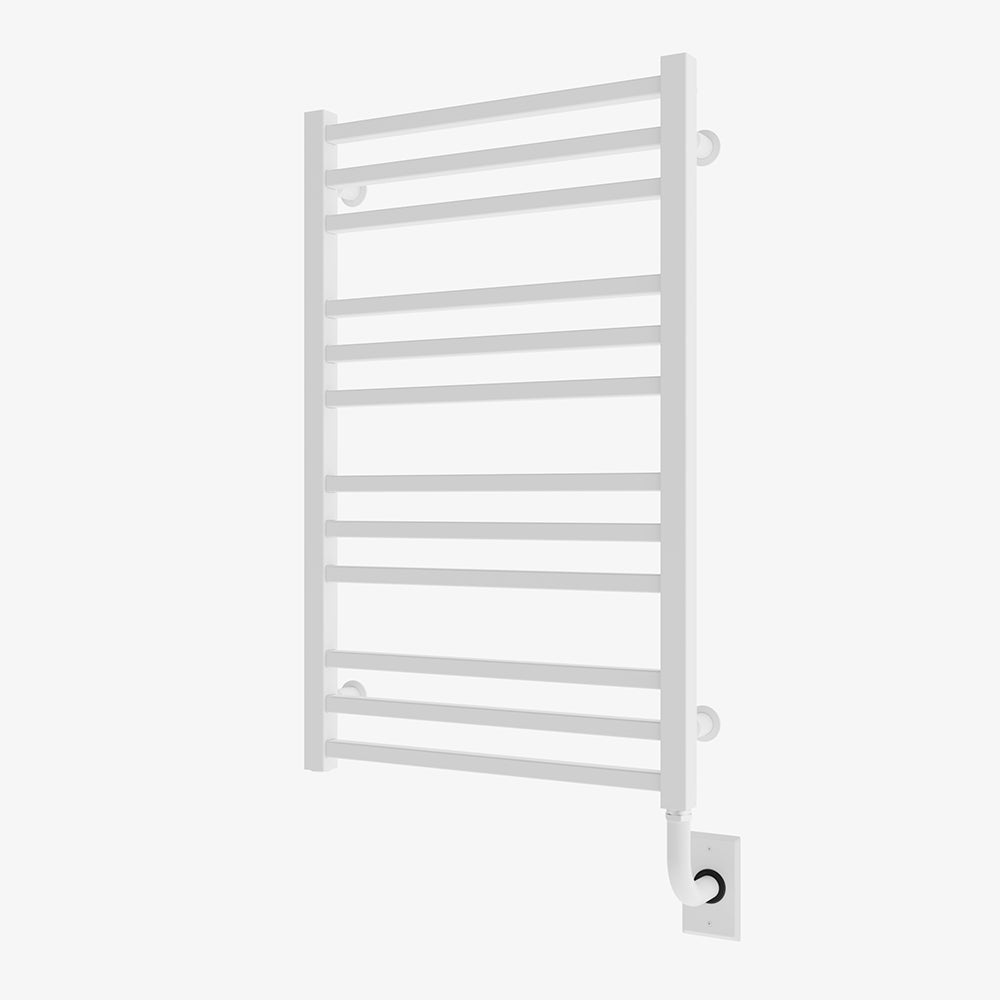 Chauffe-serviettes électrique câblé Avento 19,5" x 31" - Blanc mat