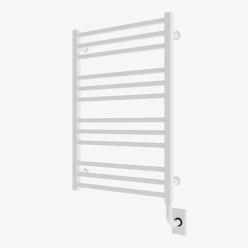 Chauffe-serviettes électrique Avento 23,5" x 31" - Blanc mat