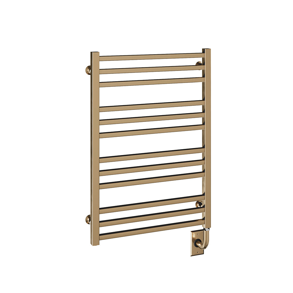 Chauffe-serviettes électrique Avento 23,5" x 31" - Bronze brossé PVD