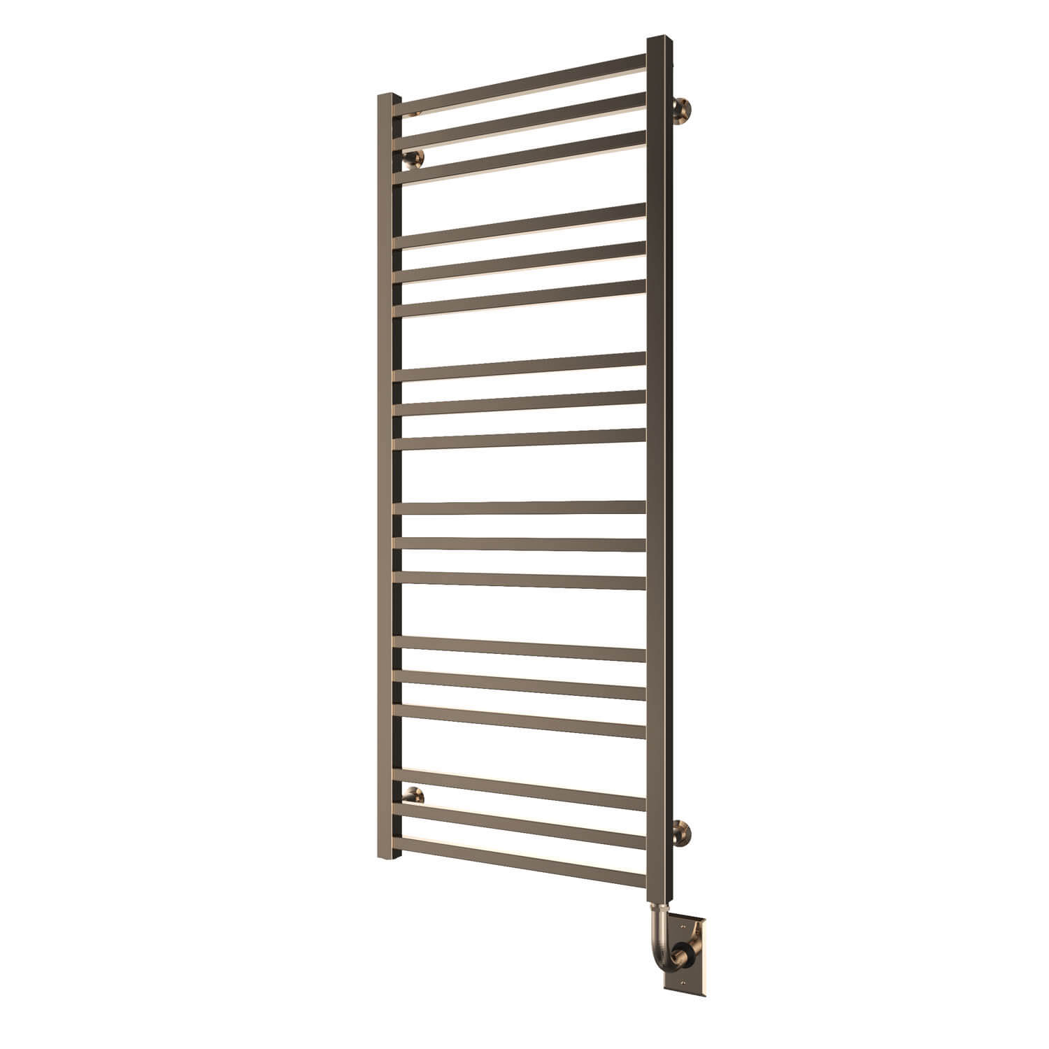 Chauffe-serviettes électrique Avento 19,5" x 47,5" - Nickel poli