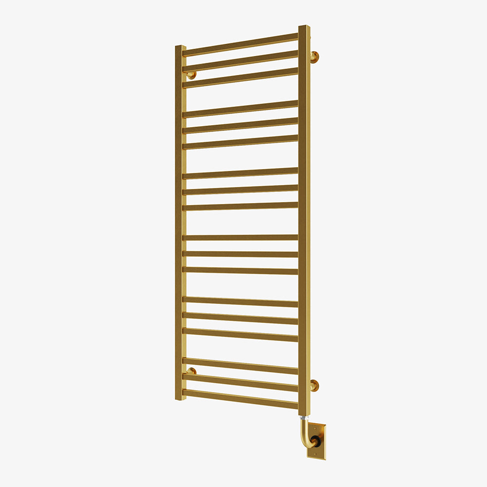 Chauffe-serviettes électrique Avento 19,5" x 47,5" - PVD or brossé