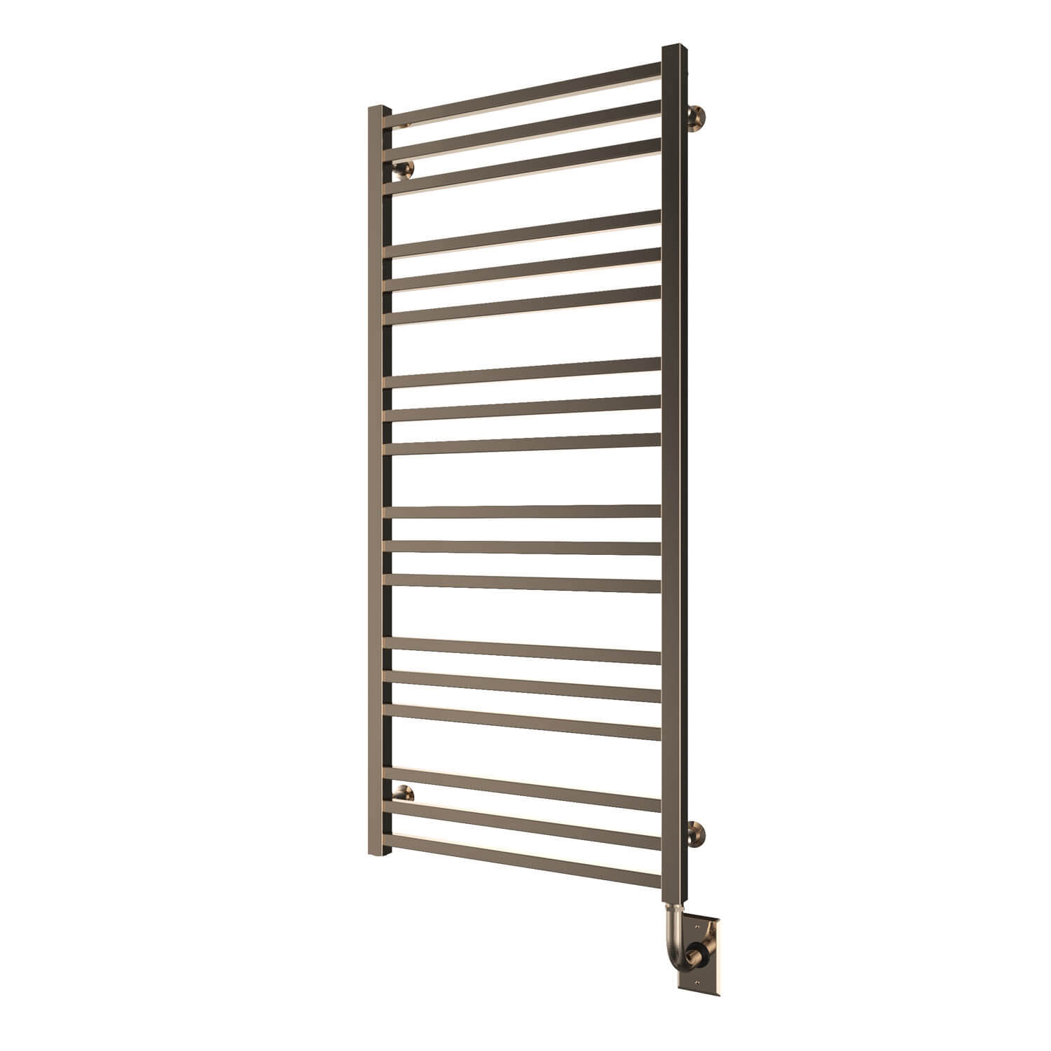 Chauffe-serviettes électrique Avento 23,5" x 47,5" - Nickel poli