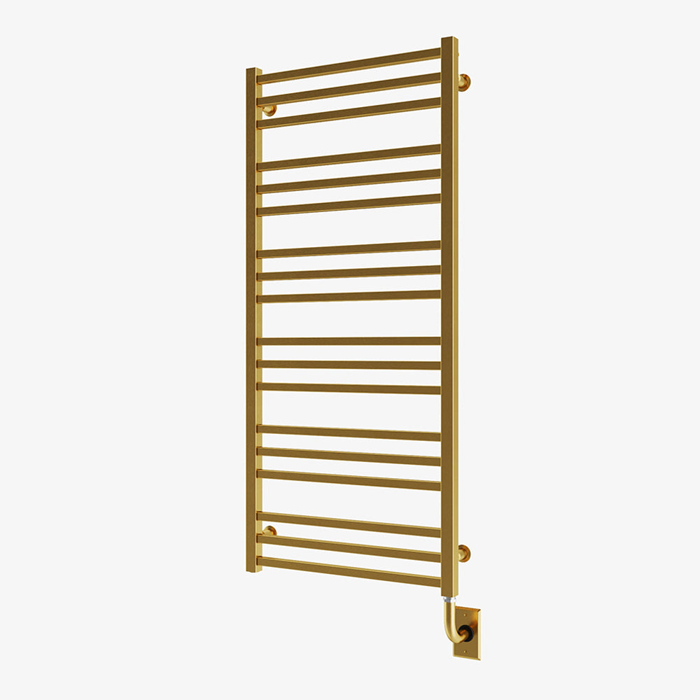 Chauffe-serviettes électrique Avento 23,5" x 47,5" - PVD or brossé