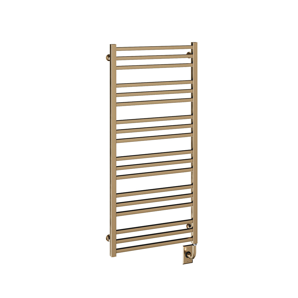 Chauffe-serviettes électrique Avento 23,5" x 47,5" - Bronze brossé PVD
