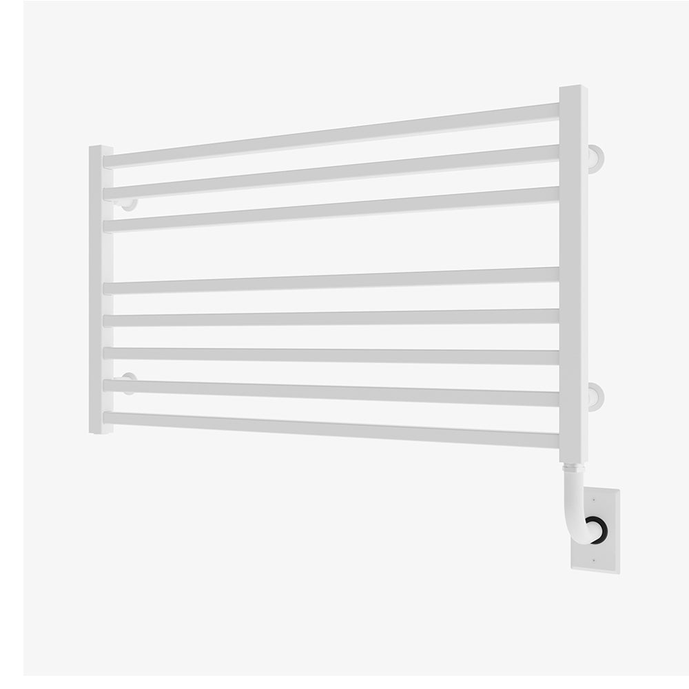 Chauffe-serviettes électrique Avento 90 x 48 cm (35,5 x 19 po) - Blanc mat