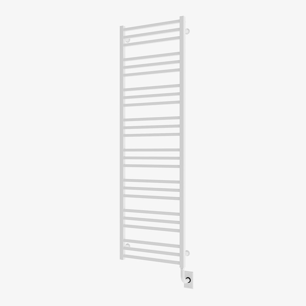 Chauffe-serviettes électrique Avento 19,5" x 64" - Blanc mat