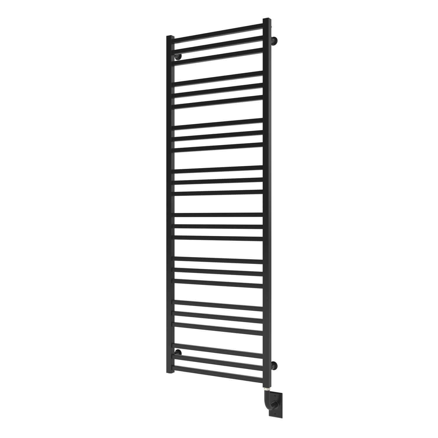 Chauffe-serviettes électrique Avento 23,5" x 64" - Noir mat
