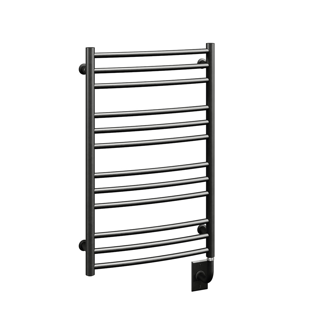 Chauffe-serviettes électrique Laveno 19,5" x 31" - Noir mat