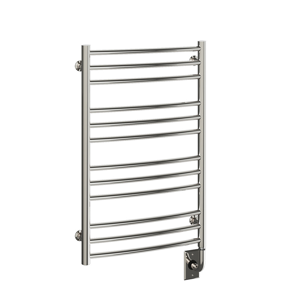 Chauffe-serviettes électrique câblé Laveno 19,5" x 31" - Nickel poli