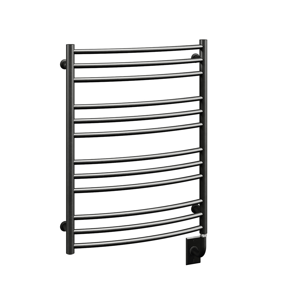 Chauffe-serviettes électrique Laveno 23,5" x 31" - Noir mat
