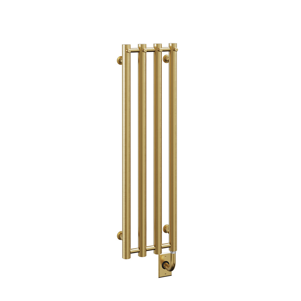 Chauffe-serviettes électrique Rosendal 10,5" x 37,5" - PVD or brossé