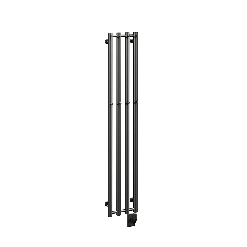 Chauffe-serviettes électrique câblé Rosendal 10,5" x 59" - Noir mat