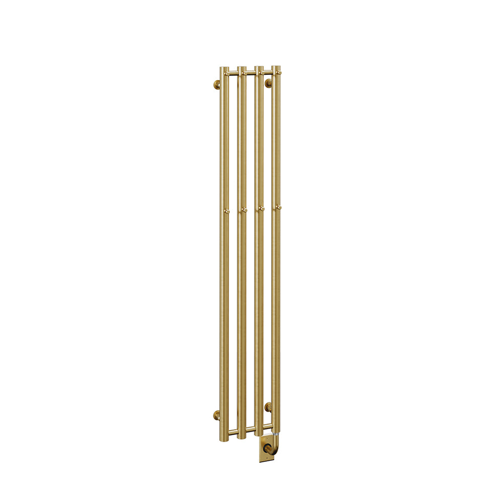 Chauffe-serviettes électrique câblé Rosendal 10,5" x 59" - PVD or brossé