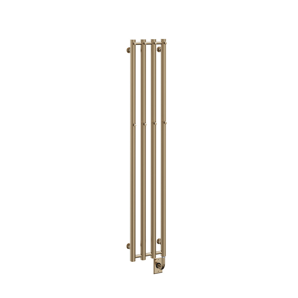 Chauffe-serviettes électrique câblé Rosendal 10,5" x 59" - Bronze brossé PVD
