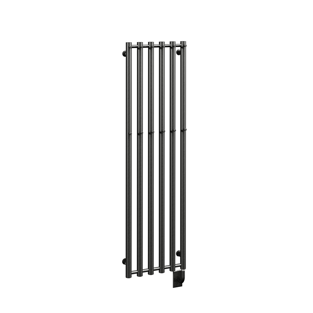 Chauffe-serviettes électrique câblé Rosendal 16,5" x 59" - Noir mat