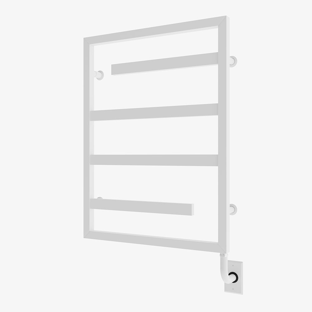 Chauffe-serviettes électrique Vasto 23,5" x 31" - Blanc mat