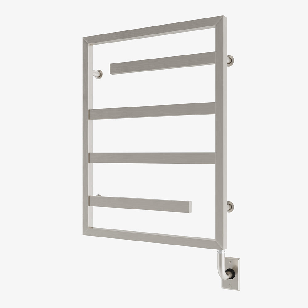 Chauffe-serviettes électrique Vasto 23,5" x 31" - Nickel brossé