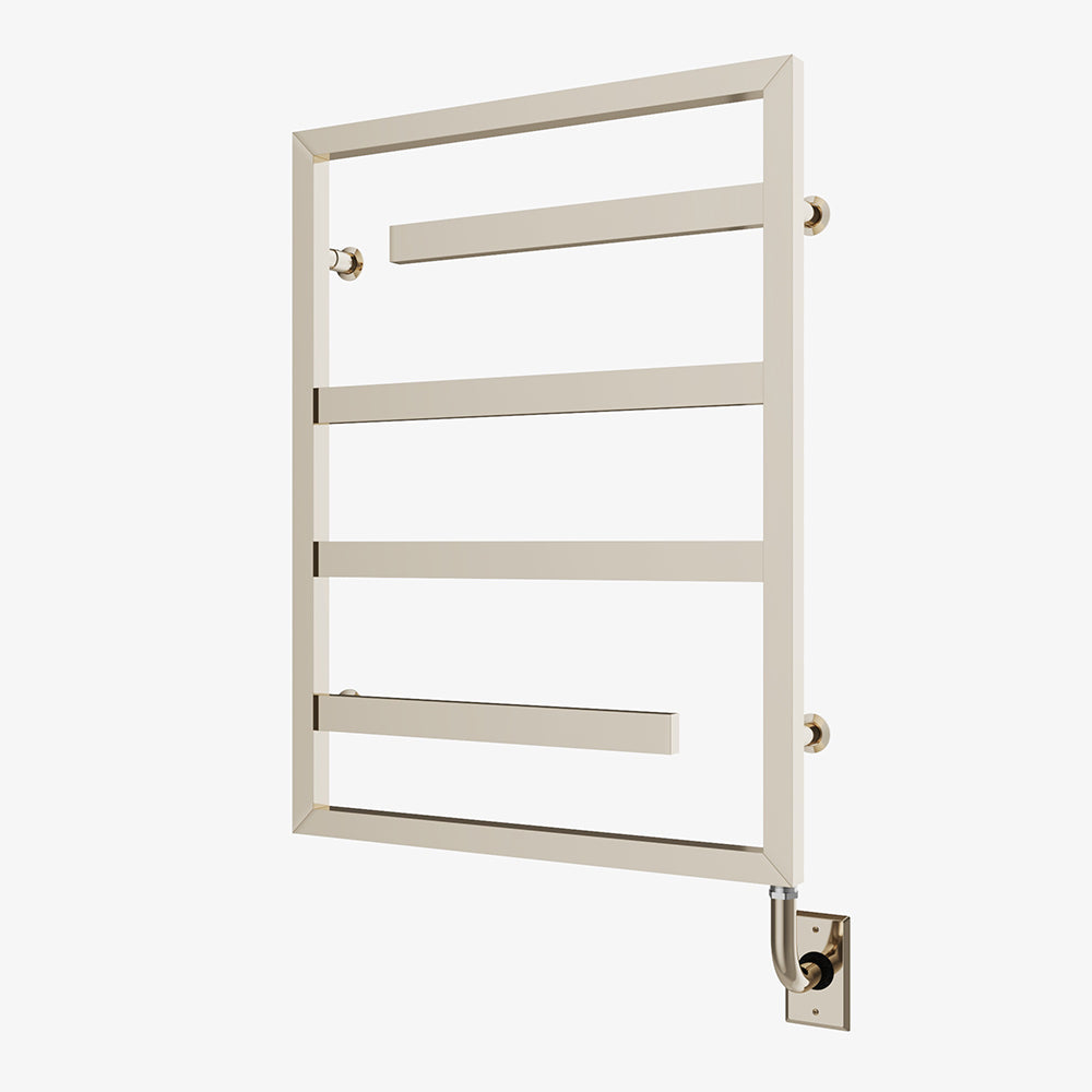 Chauffe-serviettes électrique Vasto 23,5" x 31" - Nickel poli