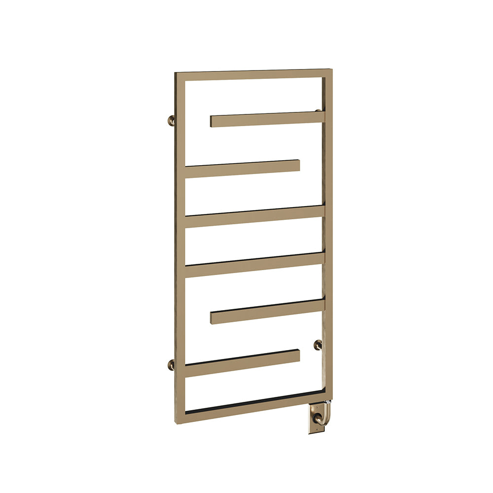 Chauffe-serviettes électrique Vasto 23,5" x 47,5" - Bronze brossé PVD