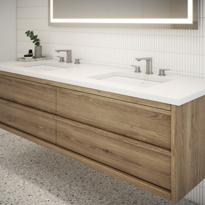 MOROKA Robinet de lavabo 8" c.c. (sans drain)