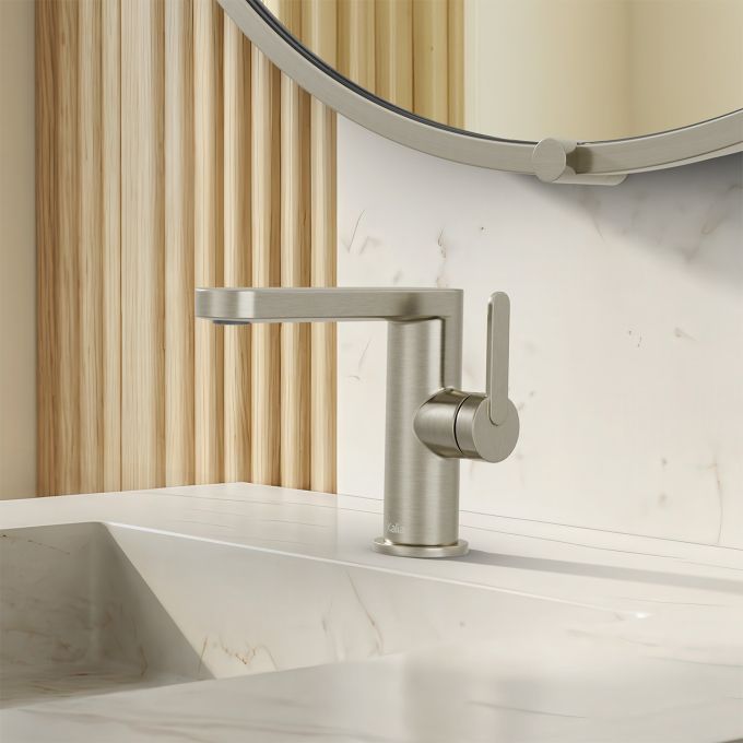 STEN Robinet de lavabo monotrou avec poignée latérale sans drain