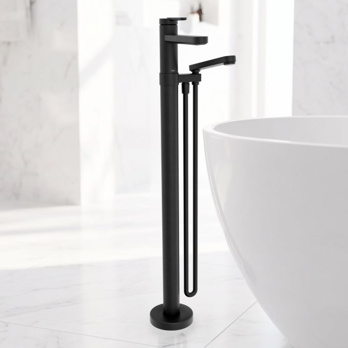 STEN Robinet de plancher pour baignoire avec douchette - brut inclus