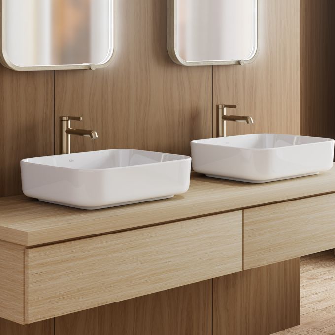 ELVA Grand robinet monotrou de lavabo