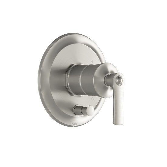 RUSTIK™ Valve à Pression Équilibrée 1/2'' avec Déviateur et Finition Nickel Pur PVS