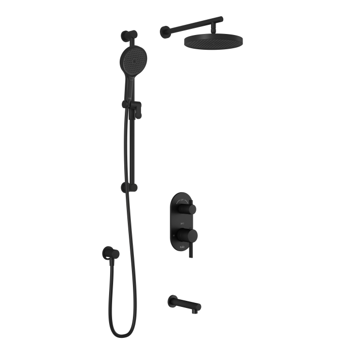Plus - RoundOne TD3 Ensemble de douche - Bras mural